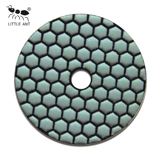 Hexagon Suche Pad polerowania do marmuru Granit Beton Beton Polertop Herker Portable Mlask