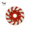 Bestseller Metal Bond Painted Diamond Helical Wheel Dziurka od klucza