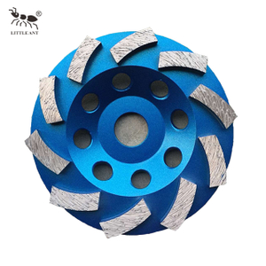Hollow-rzeźbione projektu Quick Cut Metal Bond Diamond Beton Treating Wheel Deep Blue